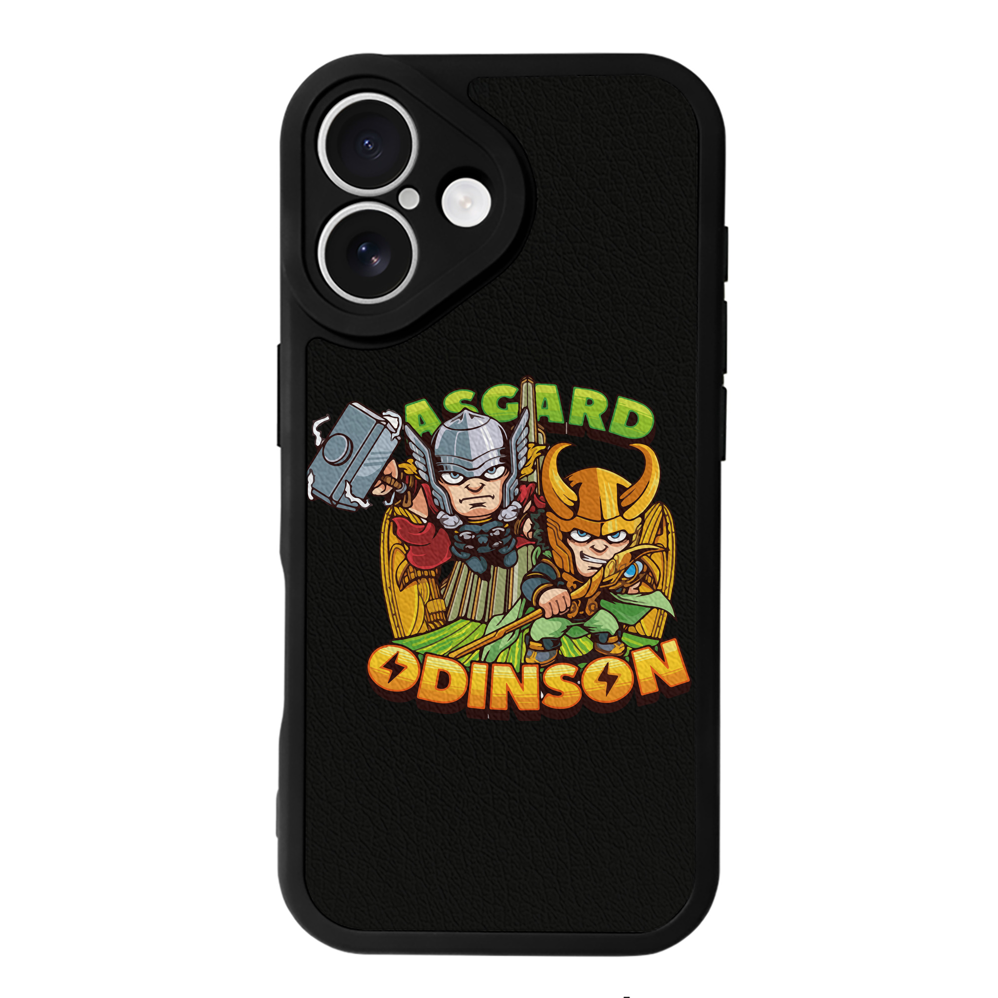 （画像用） アベンジャーズ The Avengers 【iPhone 16シリーズ対応】シリコンスマホケース（レザー調） 材質：シリコン